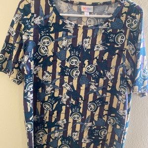 Nightmare Before Christmas LuLaRoe Gigi Tee